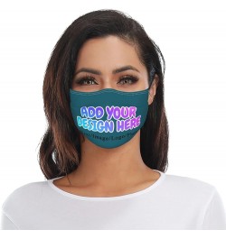 Custom Face Masks with Your Logo Image Photo Name for Sport,Outdoor and Travel Blue Green $6.72 Balaclavas