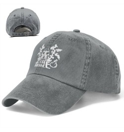 Fire Anime Force Hat Cap Fashion Pattern Printed Adjustable Baseball Caps Washed Denim Trucker Hat Casquette Black Gray $9.72...