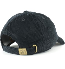 Thinking Cap Washed Corduroy Unstructured Baseball Cap Black $12.00 Baseball Caps