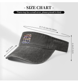 Seamless Diagram of Miscellaneous Lines Sun Visor Hats for Women Men Sun Hat Vintage Golf Hat Adjustable Baseball Cap Deep He...