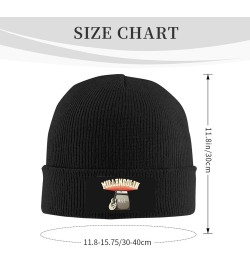 Millencolin Beanie Hat Cute Pattern Knit Cap Keep Warm Winter Beanie Men and Women Black Black $11.84 Skullies & Beanies