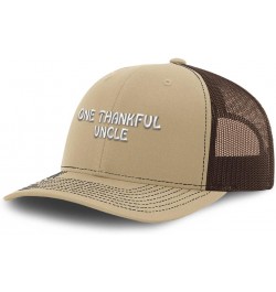 Custom Richardson Trucker Hat 1 Thankful Uncle Blessed Family B Baseball Cap Khaki Coffee Design Only $14.34 Baseball Caps