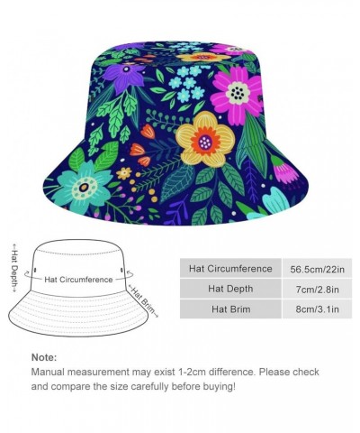 Tropical Palm Leaf Bucket Hat for Men UV Protection Neon Color Fisherman Sun Hat Full Print Beach Travel Summer Cap Spring Su...