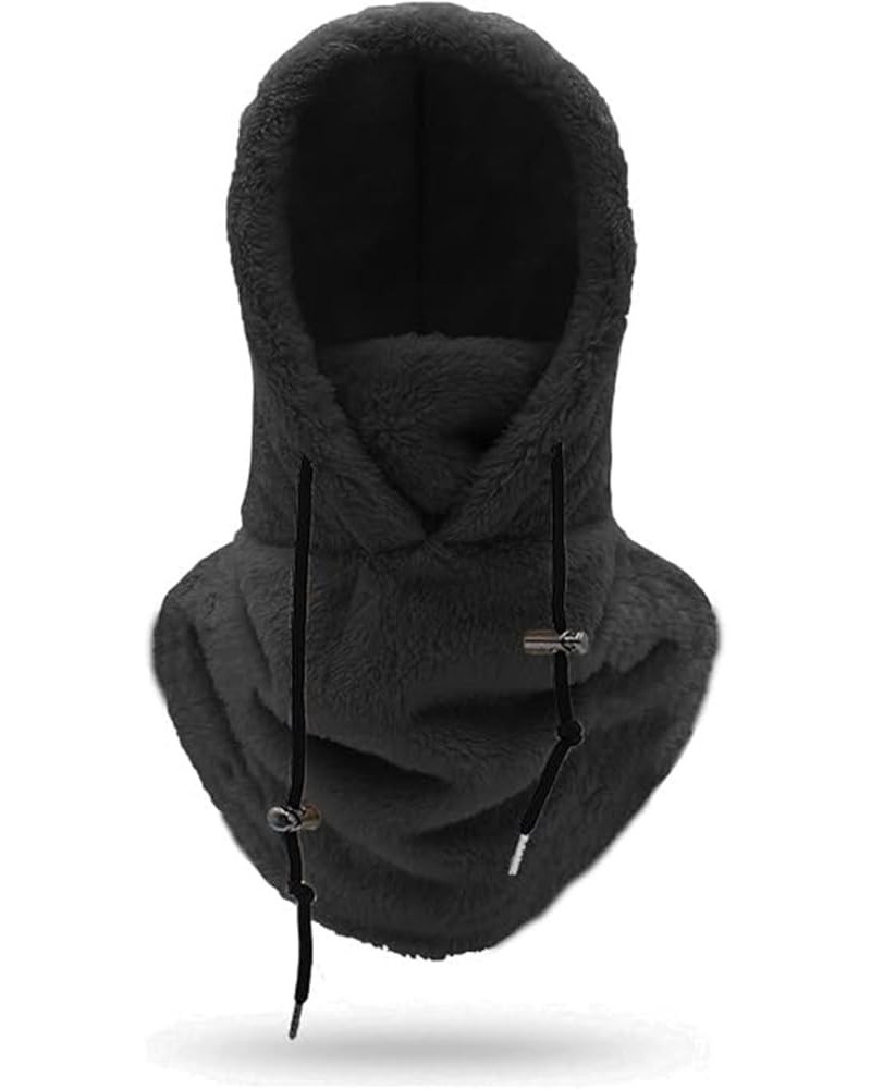 Velvet Hood High Polar Ski Mask, Sherpa Hood Ski Mask, Wind-Resistant Winter Face Mask, Warm Wind-Resistant Scarf Black $12.9...