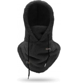 Velvet Hood High Polar Ski Mask, Sherpa Hood Ski Mask, Wind-Resistant Winter Face Mask, Warm Wind-Resistant Scarf Black $12.9...