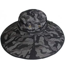 Women Sunshade Straw Hat Wide Brim Beach Sun Visor Bucket Cap Boonie Sunhats Camouflage $11.47 Sun Hats