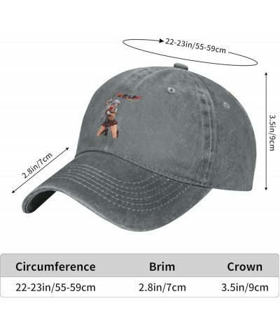 Ikki Anime Tousen Hat Cap Fashion Adjustable Baseball Hat Washable Cowboy Hat Suitable for Men and WomenBlack Gray $10.37 Bas...