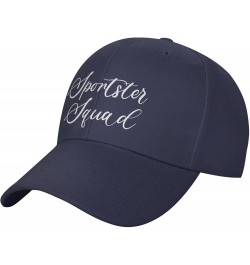 Sportster Squad Men's Baseball Hat Classic Dad Hat Adjustable Navy Blue $10.04 Baseball Caps