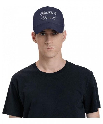 Sportster Squad Men's Baseball Hat Classic Dad Hat Adjustable Navy Blue $10.04 Baseball Caps