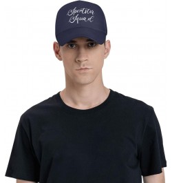 Sportster Squad Men's Baseball Hat Classic Dad Hat Adjustable Navy Blue $10.04 Baseball Caps