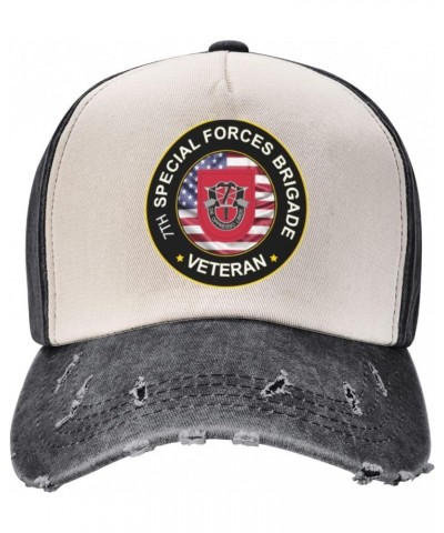 US Army 7th Special Forces Group Veteran Upgrade Style with Adjustable Cotton Baseball Caps $14.10 Baseball Caps