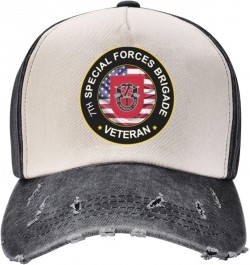 US Army 7th Special Forces Group Veteran Upgrade Style with Adjustable Cotton Baseball Caps $14.10 Baseball Caps