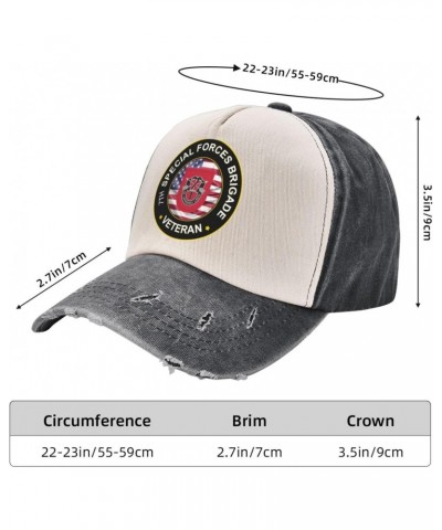 US Army 7th Special Forces Group Veteran Upgrade Style with Adjustable Cotton Baseball Caps $14.10 Baseball Caps