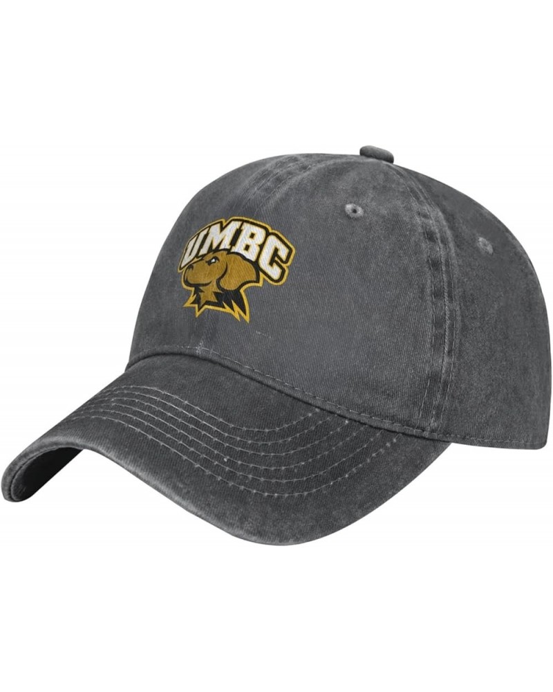 UMBC Retrievers Logo Cowboy Hats，Unisex Adjustable for Hat Baseball Cap Casquette Deep Heather $13.74 Cowboy Hats