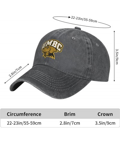 UMBC Retrievers Logo Cowboy Hats，Unisex Adjustable for Hat Baseball Cap Casquette Deep Heather $13.74 Cowboy Hats