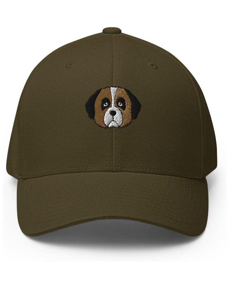 Saint Bernard hat, Embroidered Unisex Structured hat, Saint Bernard Gifts, st Bernard Dog mom dad hat. Olive $16.04 Baseball ...