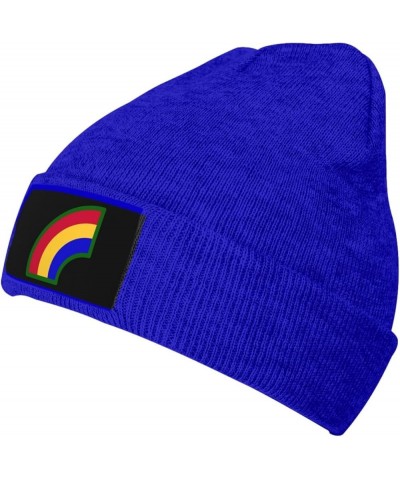 42th Infantry Division Beanie Hat Cap Knit Hat for Men Women Soft Warm Beanie Caps Blue $14.38 Skullies & Beanies