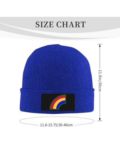 42th Infantry Division Beanie Hat Cap Knit Hat for Men Women Soft Warm Beanie Caps Blue $14.38 Skullies & Beanies