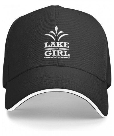 Lake Girl Funny Hat Velcro Adjustable Trucker Baseball Cap Men Women Gift Black $11.54 Baseball Caps