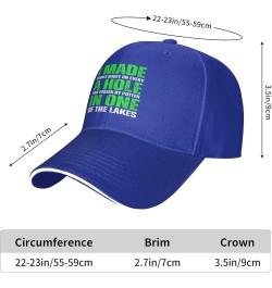 I Made A Hole in One Golf Lover Baseball Cap Men Women Trucker Hat Gift Blue $9.23 Baseball Caps