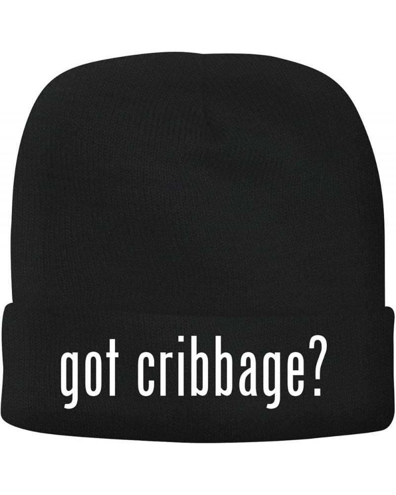 got Cribbage? - Men's Soft & Comfortable Beanie Hat Cap Black $21.04 Skullies & Beanies