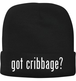 got Cribbage? - Men's Soft & Comfortable Beanie Hat Cap Black $21.04 Skullies & Beanies