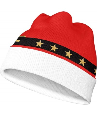 Ugly Christmas Knit Beanie Hat Winter Hats Soft Slouchy Warm Cuffed Beanie Hat Santa Claus $12.59 Skullies & Beanies