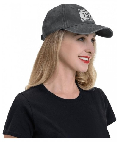 50th Birthday Gifts for Him Her Vintage 1974 Hat 50 Year Old Gifts for Men Women 50 Year Old Baseball Cap Black Black $11.43 ...