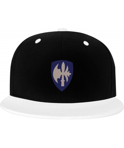 65th Infantry Division SVG Snapback Hat for Men Women Baseball Cap Trucker Flat Bill Hats Dad Caps White $13.09 Baseball Caps