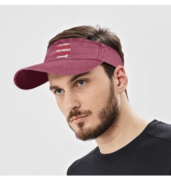 I'm Here Because You Broke Something Hats Sun Visor for Adult Visors Funny Visor Hats Deep Rose $9.49 Visors