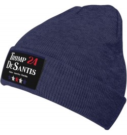 Beanie,Trump Desantis Beanie Hat Women Skull Cap Men Knit Hat Winter Slouchy Hat Knitted Hat Hedging Head Hat Black Navy Blue...