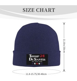 Beanie,Trump Desantis Beanie Hat Women Skull Cap Men Knit Hat Winter Slouchy Hat Knitted Hat Hedging Head Hat Black Navy Blue...