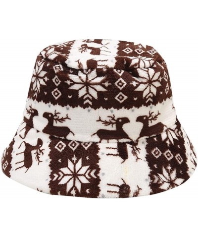 Christmas Xmas Women Sun Beach Hat Teens Girls Wide Brim Summer Fisherman's Caps Techno Cap A-coffee $13.60 Sun Hats