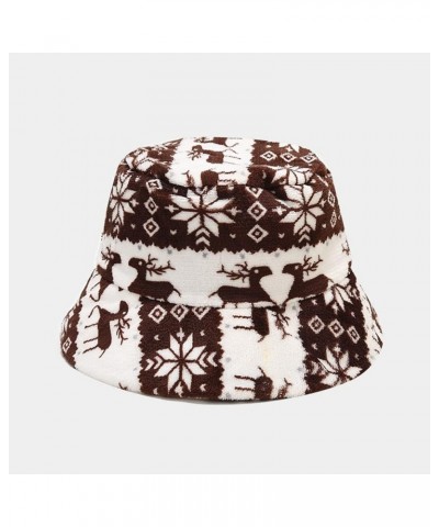 Christmas Xmas Women Sun Beach Hat Teens Girls Wide Brim Summer Fisherman's Caps Techno Cap A-coffee $13.60 Sun Hats