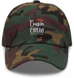 Cousin Crew Shirts 2022 Hot Summer Sun Vacation Dad Cap Green Camo $18.79 Baseball Caps