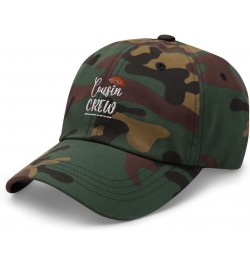 Cousin Crew Shirts 2022 Hot Summer Sun Vacation Dad Cap Green Camo $18.79 Baseball Caps