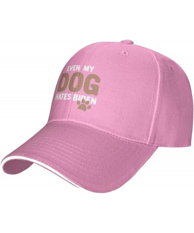 Hat Even My Dog Hates Biden. Funny Anti Biden Baseball Cap Men Women Cowboy hat Trucker Hat Ponytail Hat Pink $9.80 Baseball ...