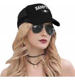 Hampton University Mesh Baseball Hat Golf Sun Capsfishing Dad Hats Adjustable for Men Women Black $15.07 Baseball Caps