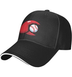 Hickory Crawdads Sandwich Cap Unisex Classic Baseball Capunisex Adjustable Casquette Dad Hat Black $7.50 Baseball Caps