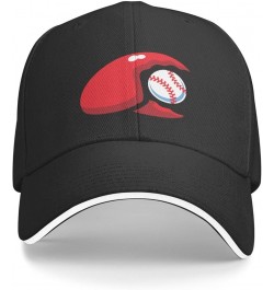 Hickory Crawdads Sandwich Cap Unisex Classic Baseball Capunisex Adjustable Casquette Dad Hat Black $7.50 Baseball Caps