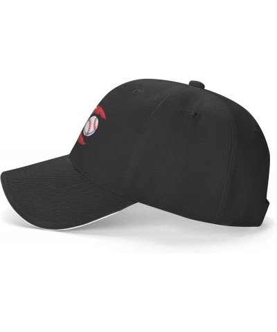 Hickory Crawdads Sandwich Cap Unisex Classic Baseball Capunisex Adjustable Casquette Dad Hat Black $7.50 Baseball Caps