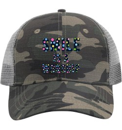 Baseball Hat Smile is A Worship Trucker Hats for Teen Cool Mesh Snapbacks for Gift Camo $11.26 Baseball Caps