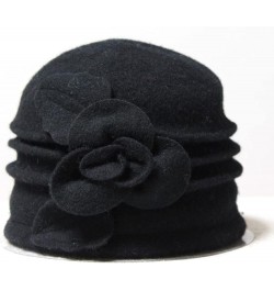 Fedoras Beret Hats for Women Pure Wool Dome Winter Floral Casual Warm Womens Berets Lady Autumn Soft Girls Red $13.77 Berets