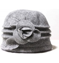 Fedoras Beret Hats for Women Pure Wool Dome Winter Floral Casual Warm Womens Berets Lady Autumn Soft Girls Red $13.77 Berets