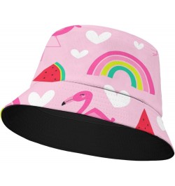 Cool Bucket Hat Beach Seamless Bucket Hats Summer Flodable Hats for Beach Accessories for Travel Must Haves Rainbow 3 $9.17 B...