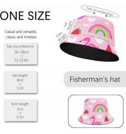 Cool Bucket Hat Beach Seamless Bucket Hats Summer Flodable Hats for Beach Accessories for Travel Must Haves Rainbow 3 $9.17 B...