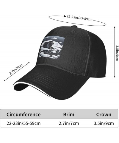 Design Name Pattern Casual Fashion Baseball Cap Black : Comfortable, Light Black $11.69 Baseball Caps