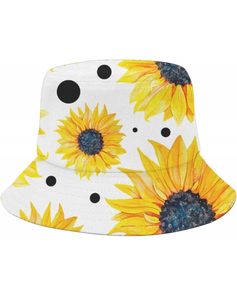 Funny Bucket Hat Sunflower Bucket Hats Leaves Trendy Womens Hat for Golf Accessories for Travel Must Haves Leaves 2 $8.62 Buc...