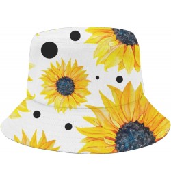 Funny Bucket Hat Sunflower Bucket Hats Leaves Trendy Womens Hat for Golf Accessories for Travel Must Haves Leaves 2 $8.62 Buc...