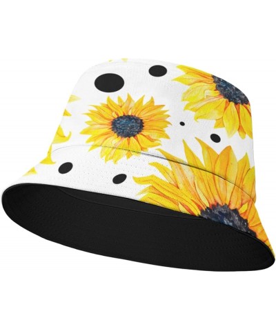 Funny Bucket Hat Sunflower Bucket Hats Leaves Trendy Womens Hat for Golf Accessories for Travel Must Haves Leaves 2 $8.62 Buc...